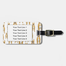 Boxers. Travel Bag Tag