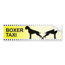 BOXERTAXI bumper stickers