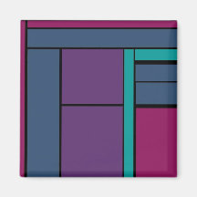 Boxes Fridge Magnet
