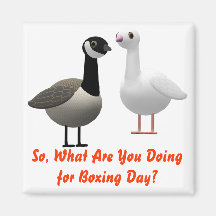Boxing Day Fridge Magnets