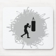Boxing Scribble Style Mousepads