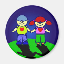 BOY and GIRL Magnet