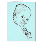 Boy and Teddy (Mark 10:14) Greeting Card