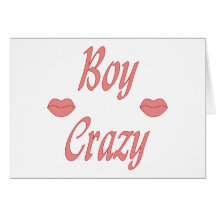 Boy Crazy Lips Cards