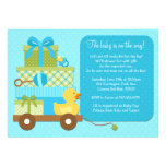 Boy Duck Baby Shower Invitation
