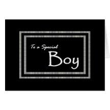 BOY Ring Bearer Wedding Invitation Greeting Cards