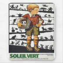 boy with book mousepad