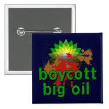 Boycott Big Oil to End Offshore Drilling Tshirts Pins