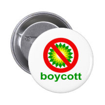 Boycott BP Pinback Buttons