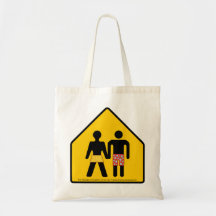 boyfriend crossing canvas bag