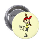 Boys Baseball Batter Up Tshirts and Gifts Pinback Buttons