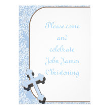 BOYS Christening / Baptism/Communion Invitations