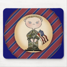 Boys Military Solider Mousepad
