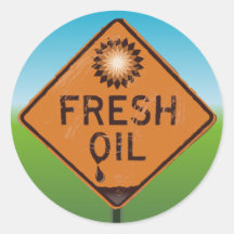 BP Oil Spill Sticker - Fresh Oil