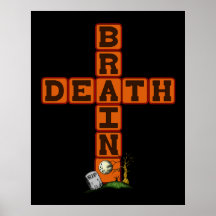 Brain Death Cross Print
