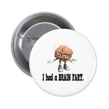 Brain Fart Pinback Buttons