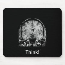 Brain MRI, coronal slice Mousepad