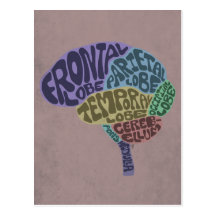 Brain Postcard