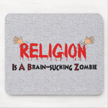 Brain-Sucking Zombie Mousepads