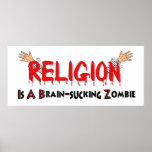 Brain-Sucking Zombie Posters