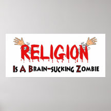 Brain-Sucking Zombie Posters