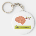 Brains - Zombies Like This Key Chain