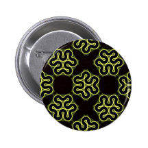 Brainy bacteria pattern buttons