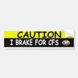 Brake For CFS Bumper Sticker