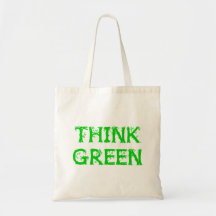 Branched "Think Green" Bag