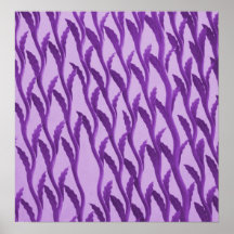 branches purple poster