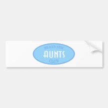 Brand New Aunts Club (Blue) Bumper Sticker