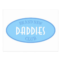 Brand New Daddies Club (Blue) Post Card