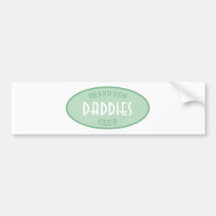 Brand New Daddies Club (Green) Bumper Stickers