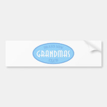 Brand New Grandmas Club (Blue) Bumper Stickers
