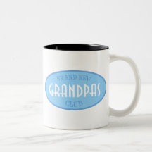 Brand New Grandpas Club (Blue) Coffee Mugs