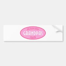 Brand New Grandpas Club (Pink) Bumper Sticker