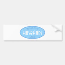 Brand New Husbands Club (Blue) Bumper Stickers