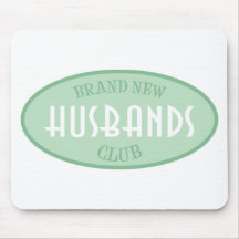 Brand New Husbands Club (Green) Mousemat