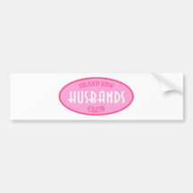 Brand New Husbands Club (Pink) Bumper Sticker