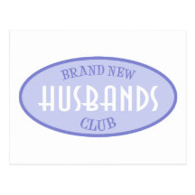 Brand New Husbands Club (Purple) Post Card