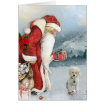 Brandi & Father Christmas Card