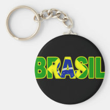 Brasil Flag Keychain