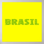 Brasil Optical Logo - Brazilian forest green Posters