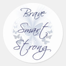 Brave Smart Strong Sticker