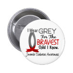 Bravest Child I Know Juvenile Diabetes Buttons