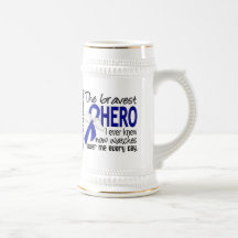 Bravest Hero I Ever Knew Colon Cancer Coffee Mug