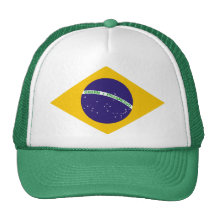 Brazil diamond - emblem of the Brazilian flag Mesh Hats