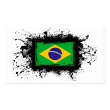 Brazil Flag Business Card