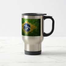 Brazil-Flag- Coffee Mugs