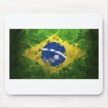 Brazil-Flag- Mouse Pads